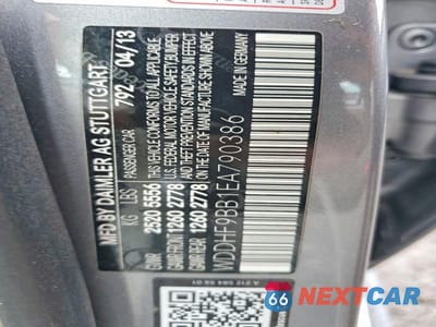 Zdjęcie 12 z 12 samochodu: 2014 MERCEDES-BENZ E 550 4MATIC VIN:WDDHF9BB1EA790386 - miniatura