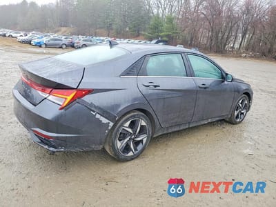 Trzecie zdjęcie samochodu z tyłu: 2021 HYUNDAI ELANTRA VIN:5NPLN4AG0MH010487 - miniatura