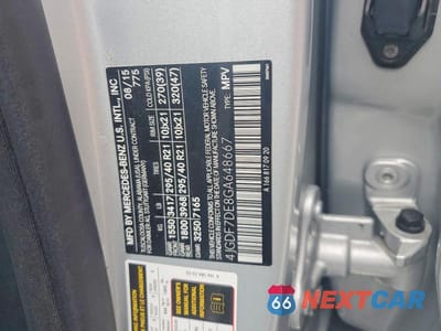 Zdjęcie 13 z 13 samochodu: 2016 MERCEDES-BENZ GL 550 4MATIC VIN:4JGDF7DE8GA648667 - miniatura