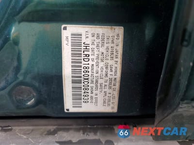 Zdjęcie 13 z 13 samochodu: 1999 HONDA CR-V EX VIN:JHLRD1860XC084939 - miniatura