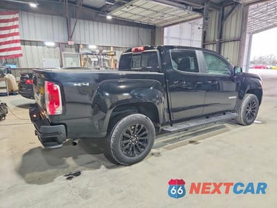 Trzecie zdjęcie samochodu z tyłu: 2022 GMC CANYON ELEVATION VIN:1GTG6CEN8N1244998 - miniatura
