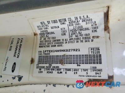 Zdjęcie 13 z 13 samochodu: 1993 FORD F-150 VIN:1FTEX14N9MKB27921 - miniatura
