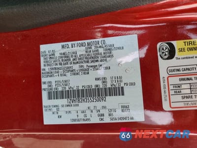 Zdjęcie 12 z 12 samochodu: 2005 FORD MUSTANG GT VIN:1ZVHT82H355250092 - miniatura