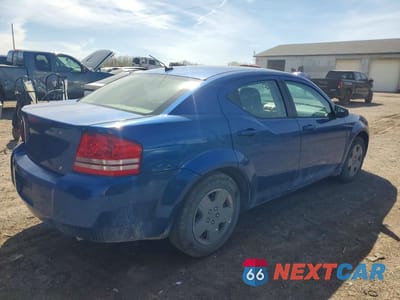 Trzecie zdjęcie samochodu z tyłu: 2010 DODGE AVENGER SXT VIN:1B3CC4FBXAN112699 - miniatura