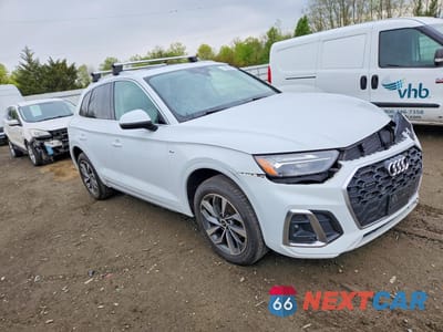 Czwarte zdjęcie samochodu z boku: 2022 AUDI Q5 PREMIUM 45 VIN:WA1GAAFY7N2072639 - miniatura