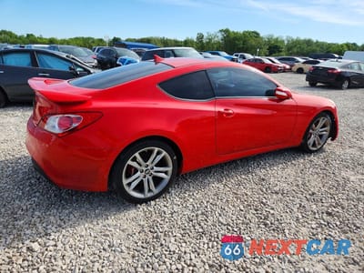 Trzecie zdjęcie samochodu z tyłu: 2010 HYUNDAI GENESIS COUPE 3.8L VIN:KMHHU6KH9AU013137 - miniatura