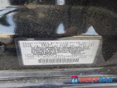 Zdjęcie 12 z 12 samochodu: 2023 NISSAN VERSA SV VIN:3N1CN8EV6PL872507 - miniatura