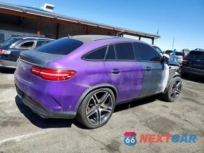 Trzecie zdjęcie samochodu z tyłu: 2018 MERCEDES-BENZ GLE COUPE 43 AMG VIN:4JGED6EB5JA121086 - miniatura