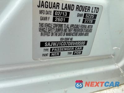 Zdjęcie 10 z 10 samochodu: 2013 JAGUAR XJ VIN:SAJWJ1CD7D8V49599 - miniatura