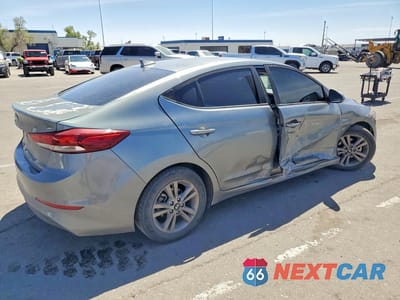 Trzecie zdjęcie samochodu z tyłu: 2018 HYUNDAI ELANTRA SEL VIN:KMHD84LF2JU537346 - miniatura