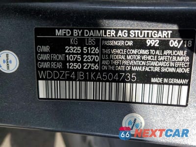 Zdjęcie 12 z 12 samochodu: 2019 MERCEDES-BENZ E 300 VIN:WDDZF4JB1KA504735 - miniatura