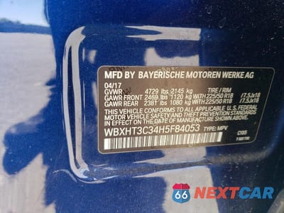 Zdjęcie 13 z 13 samochodu: 2017 BMW X1 XDRIVE28I VIN:WBXHT3C34H5F84053 - miniatura