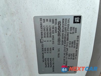 Zdjęcie 10 z 10 samochodu: 2012 CHEVROLET EXPRESS G2500 VIN:1GCWGFCA9C1168313 - miniatura