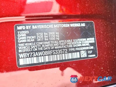 Zdjęcie 12 z 12 samochodu: 2024 BMW I4 EDRIVE 40 VIN:WBY73AW08RFS33572 - miniatura