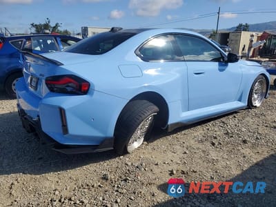 Trzecie zdjęcie samochodu z tyłu: 2025 BMW M2 VIN:3MF23DM01S8F08582 - miniatura