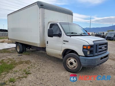 Czwarte zdjęcie samochodu z boku: 2014 FORD E350 BOX TRUCK VIN:1FDWE3FLXEDA61382 - miniatura