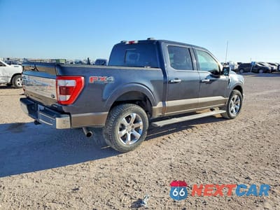 Trzecie zdjęcie samochodu z tyłu: 2022 FORD F150 SUPERCREW VIN:1FTFW1E80NFA79638 - miniatura