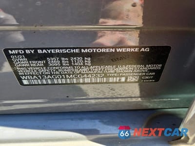 Zdjęcie 13 z 13 samochodu: 2021 BMW 530E VIN:WBA13AG01MCG44232 - miniatura