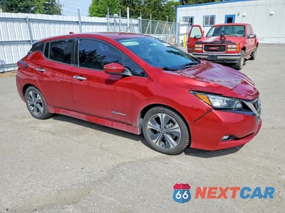 Czwarte zdjęcie samochodu z boku: 2018 NISSAN LEAF SL VIN:1N4AZ1CP9JC314454 - miniatura