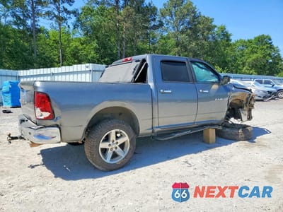 Trzecie zdjęcie samochodu z tyłu: 2012 DODGE RAM 1500 SLT VIN:1C6RD6LT8CS281422 - miniatura