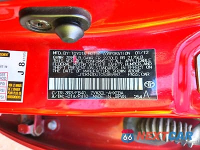 Zdjęcie 12 z 12 samochodu: 2012 TOYOTA PRIUS TWO VIN:JTDKN3DU1C5385987 - miniatura