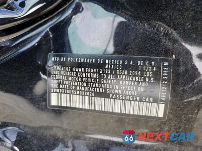 Zdjęcie 12 z 12 samochodu: 2025 VOLKSWAGEN JETTA SPORT VIN:3VWBX7BU5SM038026 - miniatura