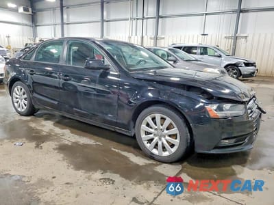 Czwarte zdjęcie samochodu z boku: 2014 AUDI A4 PREMIUM VIN:WAUBFAFL6EN028391 - miniatura