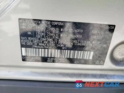 Zdjęcie 14 z 14 samochodu: 2024 TOYOTA BZ4X XLE VIN:JTMAAAAA7RA041201 - miniatura