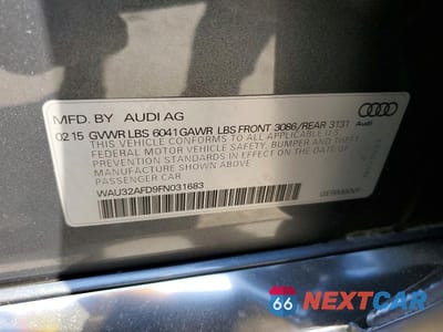Zdjęcie 12 z 12 samochodu: 2015 AUDI A8 L QUATTRO VIN:WAU32AFD9FN031683 - miniatura