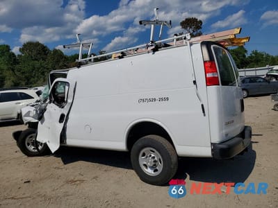 Drugie zdjęcie samochodu z przodu: 2022 CHEVROLET EXPRESS G2500 VIN:1GCWGAF76N1142497 - miniatura