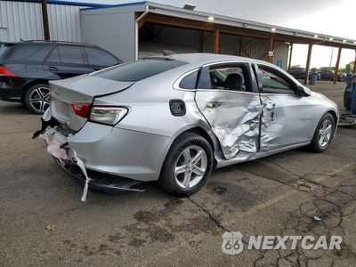 Trzecie zdjęcie samochodu z tyłu: 2021 CHEVROLET MALIBU LS VIN:1G1ZB5ST1MF086629 - miniatura