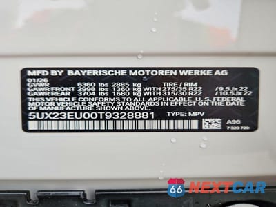 Zdjęcie 14 z 14 samochodu: 2026 BMW X5 XDRIVE40I VIN:5UX23EU00T9328881 - miniatura