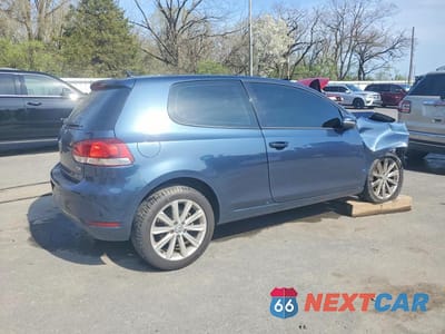 Trzecie zdjęcie samochodu z tyłu: 2012 VOLKSWAGEN GOLF VIN:WVWMM7AJXCW318215 - miniatura