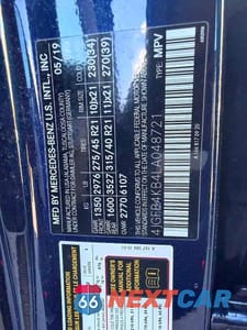 Zdjęcie 13 z 13 samochodu: 2020 MERCEDES-BENZ GLE 350 4MATIC VIN:4JGFB4KB4LA048721 - miniatura