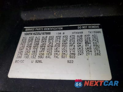 Zdjęcie 13 z 13 samochodu: 2005 GMC YUKON XL K1500 VIN:1GKFK16Z25J187666 - miniatura