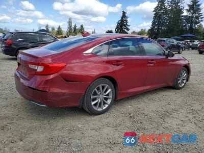 Trzecie zdjęcie samochodu z tyłu: 2018 HONDA ACCORD LX VIN:1HGCV1F12JA050142 - miniatura
