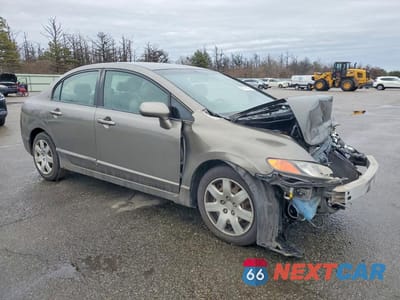 Czwarte zdjęcie samochodu z boku: 2007 HONDA CIVIC LX VIN:2HGFA16517H309046 - miniatura