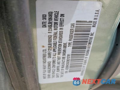 Zdjęcie 14 z 14 samochodu: 2003 SUBARU LEGACY L VIN:4S3BH635036310761 - miniatura