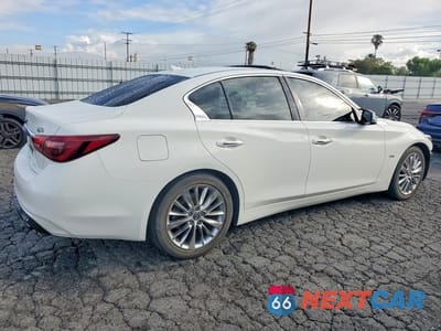 Trzecie zdjęcie samochodu z tyłu: 2019 INFINITI Q50 3.0T LUXE VIN:JN1EV7AP6KM515885 - miniatura