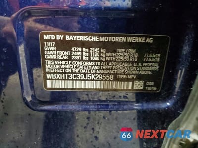 Zdjęcie 13 z 13 samochodu: 2018 BMW X1 XDRIVE28I VIN:WBXHT3C39J5K29558 - miniatura