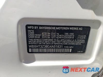 Zdjęcie 13 z 13 samochodu: 2016 BMW X1 XDRIVE28I VIN:WBXHT3Z38G4A51831 - miniatura