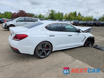 Trzecie zdjęcie samochodu z tyłu: 2019 GENESIS G70 3.3T ADVANCED VIN:KMTG34LE2KU015620 - miniatura