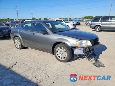 Czwarte zdjęcie samochodu z boku: 2013 DODGE AVENGER VIN:1C3CDZABXDN690617 - miniatura