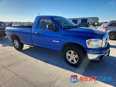 Czwarte zdjęcie samochodu z boku: 2008 DODGE RAM 1500 ST VIN:1D7HA16N18J124055 - miniatura