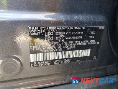 Zdjęcie 14 z 14 samochodu: 2019 TOYOTA RAV4 LIMITED VIN:2T3N1RFV4KW081335 - miniatura