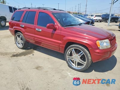 Czwarte zdjęcie samochodu z boku: 2004 JEEP GRAND CHEROKEE LAREDO VIN:1J4GX48S14C350839 - miniatura