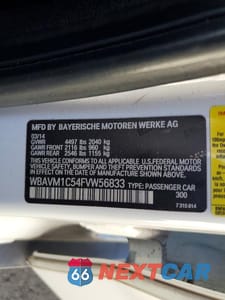 Zdjęcie 13 z 13 samochodu: 2015 BMW X1 SDRIVE28I VIN:WBAVM1C54FVW56833 - miniatura