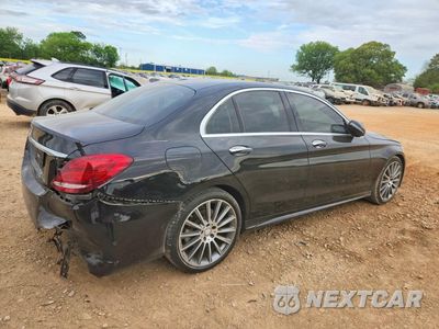 Trzecie zdjęcie samochodu z tyłu: 2017 MERCEDES-BENZ C 300 VIN:55SWF4JB4HU185293 - miniatura