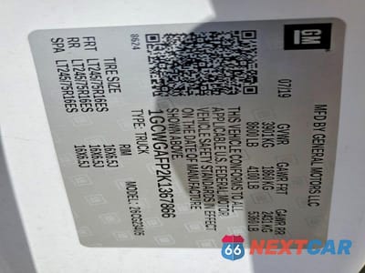 Zdjęcie 12 z 12 samochodu: 2019 CHEV EXPRESS G2500 VIN:1GCWGAFP2K1367866 - miniatura