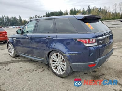 Drugie zdjęcie samochodu z przodu: 2017 LAND ROVER RANGE ROVER SPORT HSE VIN:SALWR2FV0HA130034 - miniatura